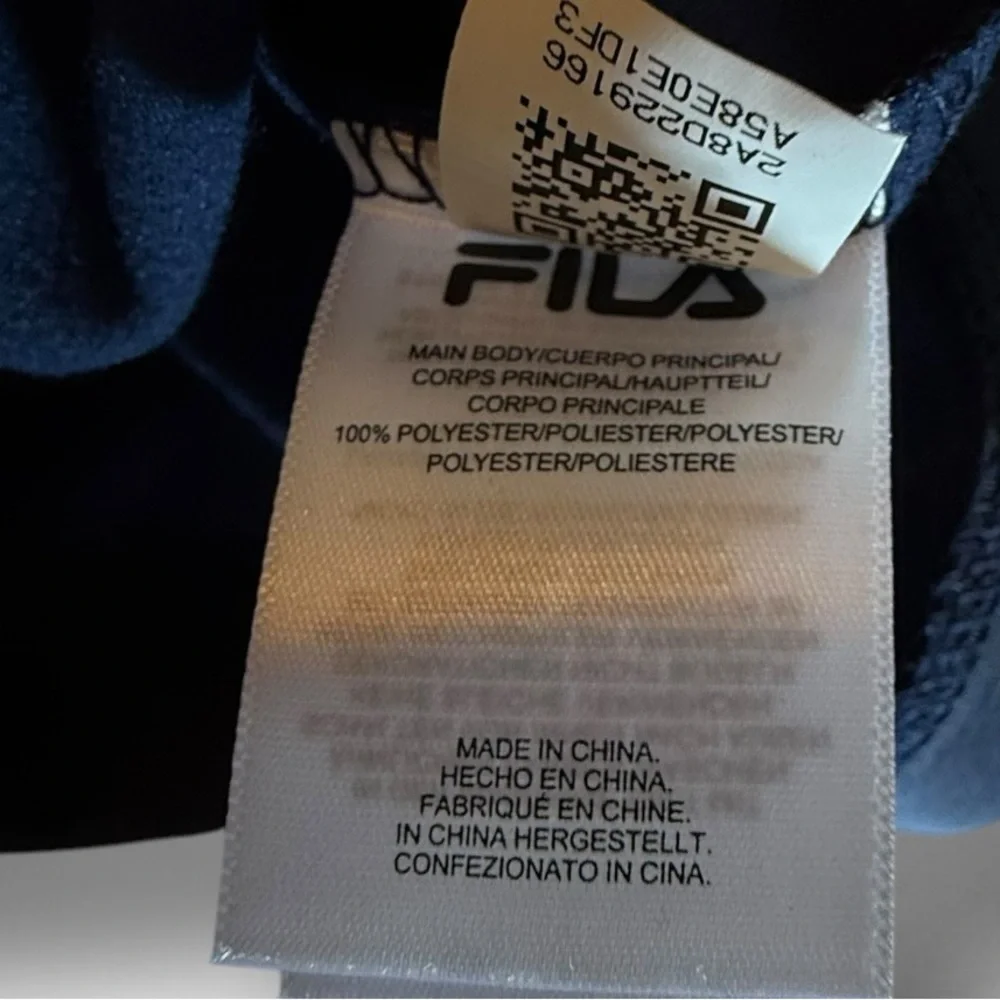 Fila Navy Zip Jacket nwt‎